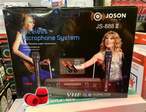 jsm 888|With Free Foam Joson Wireless Microphone JS.